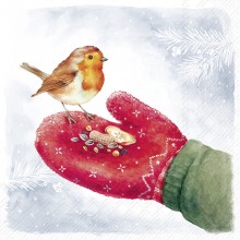 Салфетки 20бр Feeding Robin
